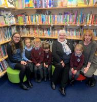 Ann visits Greystoke Primary School